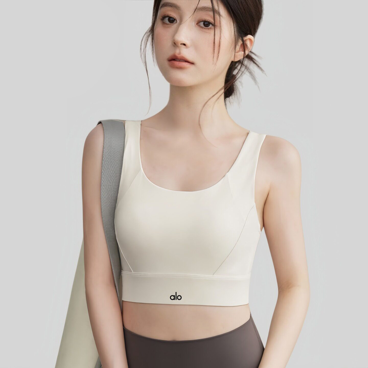 AIo 瑜伽服运动内衣女夏季防震跑步训练背心速干聚拢外穿文胸健身