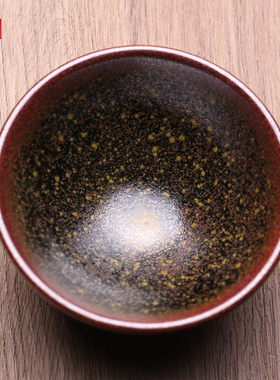 非遗大师周建强万物生建盏主人杯茶杯茶盏全手工天目曜变茶器茶具