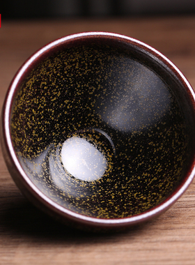 大师吴继旺帝王花茶末建盏主人杯茶杯茶盏全手工天目曜变茶器茶具