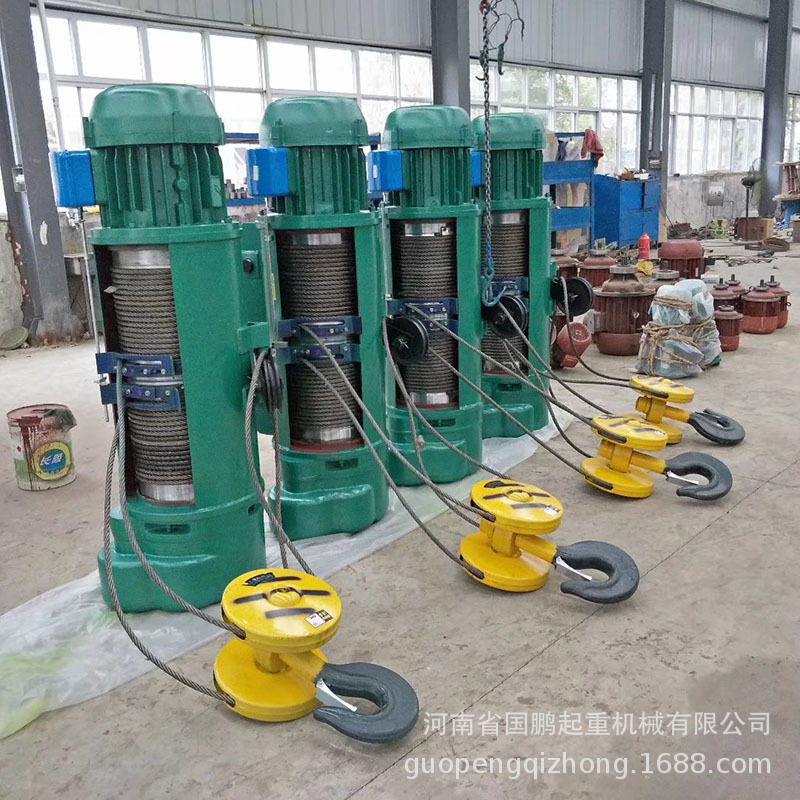 起重葫芦提升机龙门吊悬臂吊3吨6-30米单双速钢丝绳电动葫芦