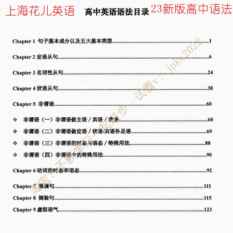 2023上海花儿英语顾建花老师高中语法高频词汇刷题网课视频