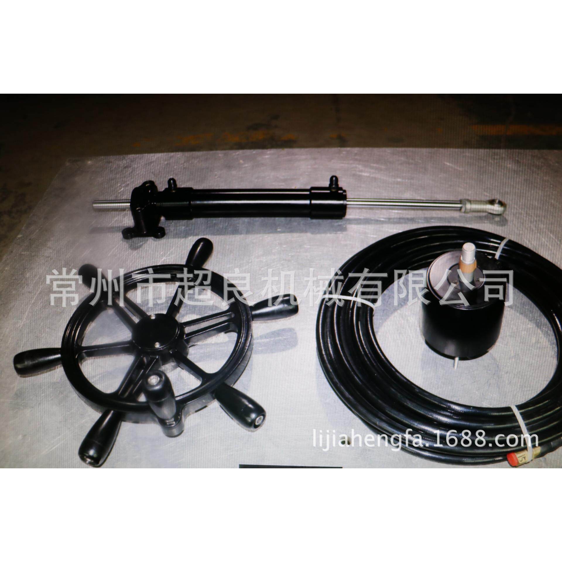 工业转向液压舵机观光快艇用不锈钢方向盘机械液压方向机配件