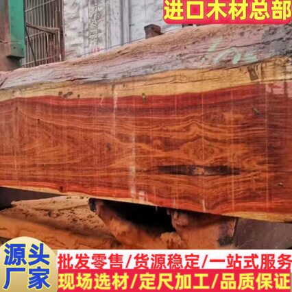 刚果花梨 原木板材 刺猬紫檀替代品 家具大板工程料 刚果花梨木材