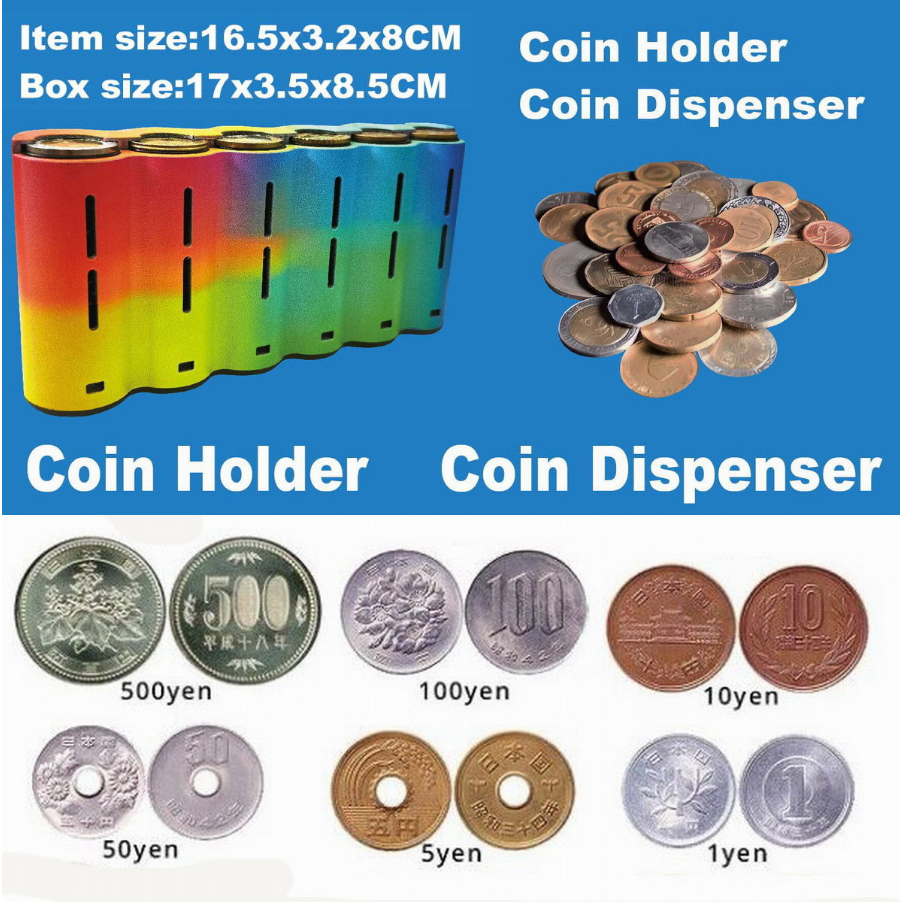 新颜色炫彩6孔日元硬币零钱夹零钱筒硬币收藏家批发储蓄罐零钱罐,节庆用品/礼品,储蓄罐,淘宝优惠券,粉丝福利购,淘宝优惠卷
