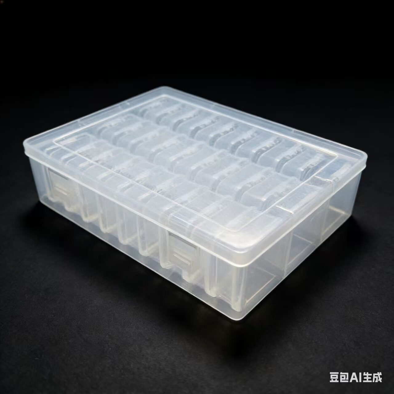 拼豆透明30格套盒收纳盒