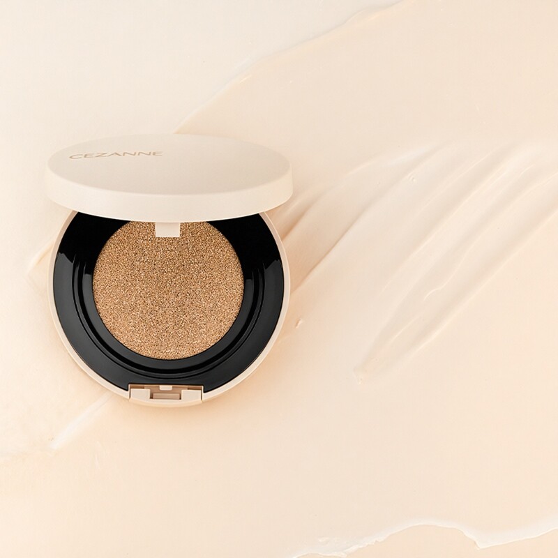 保税日本CEZANNE倩诗丽气垫粉底液正品新品高保湿遮瑕持久定妆女