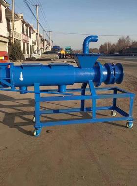 牲固畜分粪便固液脱水机 粪便鸡粪ROQ粪分便离机螺旋挤压式液离机