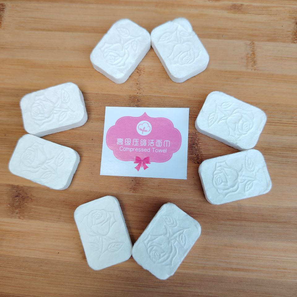 一次性压缩毛巾压花饭店