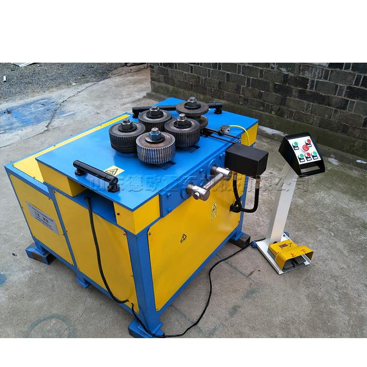 DO-50型液压槽钢角钢弯弧盘圆设备 5轮立式卷圆机 内翻角铁机