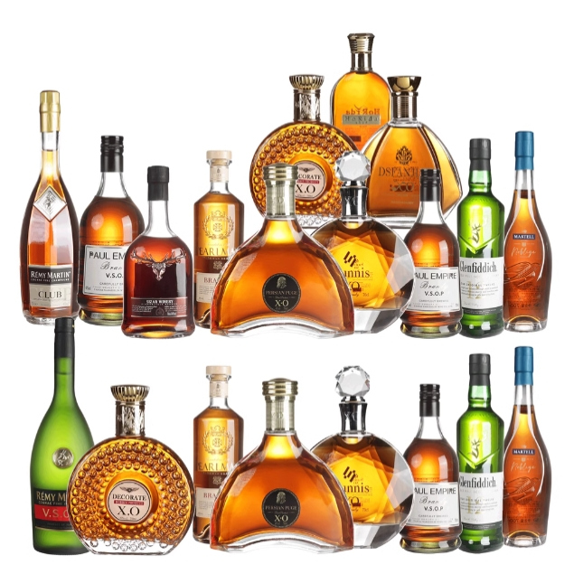 陈设酒柜样板间装饰品洋酒道具摆件假空瓶红酒套装威士忌XO真