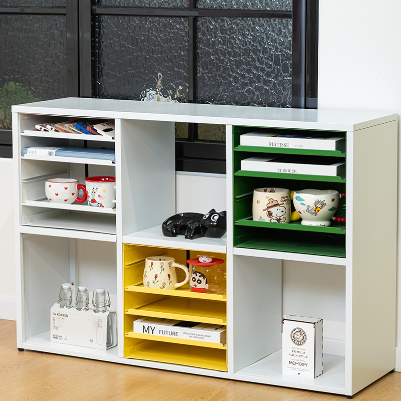 铁皮自由组合收纳格子柜