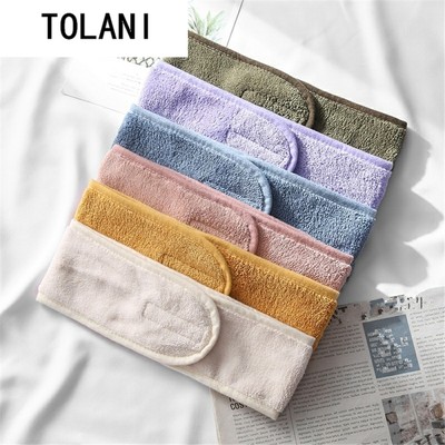 Soft Toweling Hair Accessories Girls Headbands for Face Wash