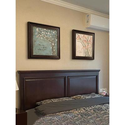 美式卧室床头装饰画大芬村油画客厅挂画无障碍豪华高端主卧室壁画