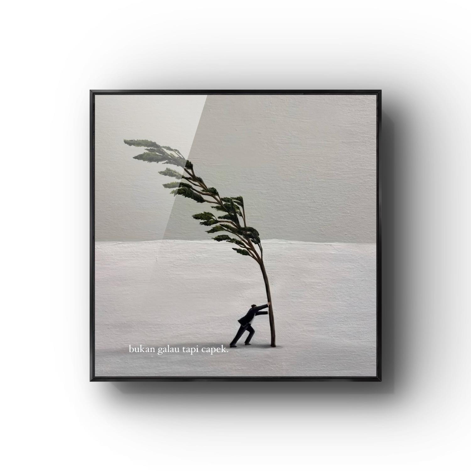 人物艺术装饰画现代简约高级感卧室客厅挂画空白墙高端抽象酒店潮