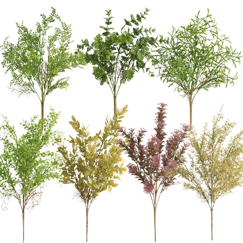 阳台庭院装饰仿真绿色植物吊藤蕨叶壁挂 森系造景布置仿真藤条