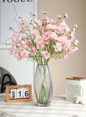 仿真多头蝴蝶花格桑花 田园家居酒店装饰花艺摆件婚庆摄影道具