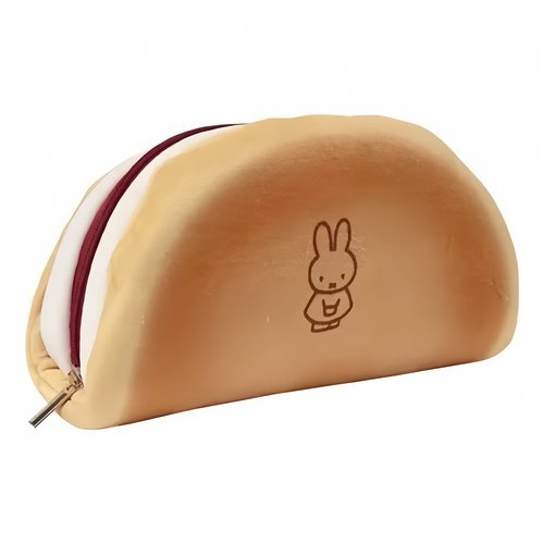 miffy米菲兔甜点系列限定笔袋化妆包三明治笔袋高颜值文具收纳袋