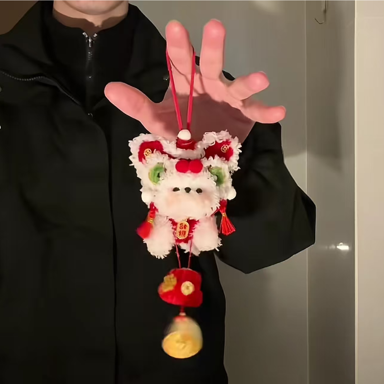 醒狮招财小狗挂件手工diy材料包春节装饰品新年挂件装饰闺蜜礼物,服饰配件/皮带/帽子/围巾,DIY编织材料包,淘宝优惠券,粉丝福利购,淘宝优惠卷