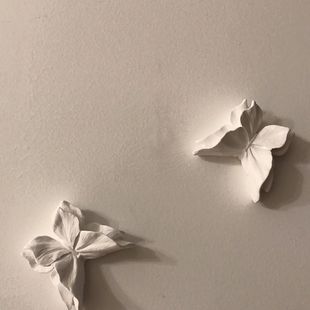 法式 饰品 石膏蝴蝶3d立体墙面壁饰雕花客厅卧室电视沙发背景墙软装