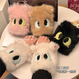 可爱袖套女秋冬季羽绒服防脏办公室卡通护袖学生套袖高颜值小袖头