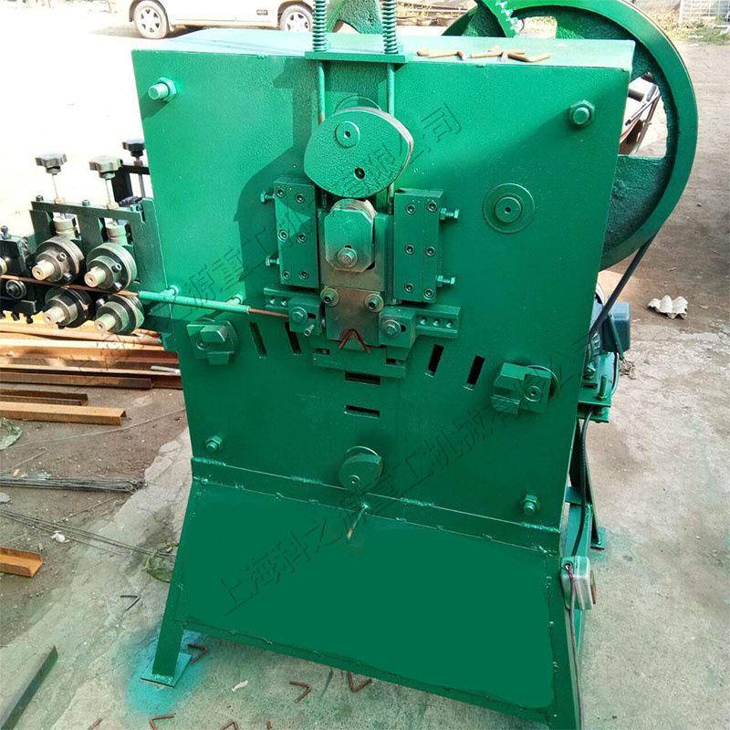 齿轮手摇传动S形D形扣成型机自动进料弯线机金属线材铁线打扣机