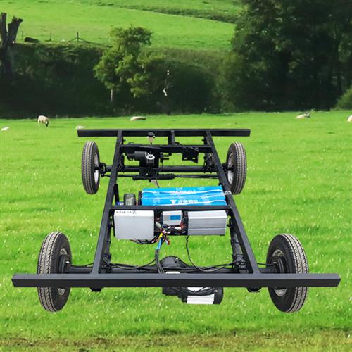 电动四轮无线遥控线控底盘智能无人驾驶车远距操控载重王车架底盘