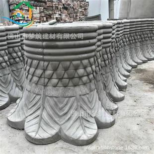 建筑师推荐人造砂岩罗马柱定制预制水泥定制造型柱子GRC构件