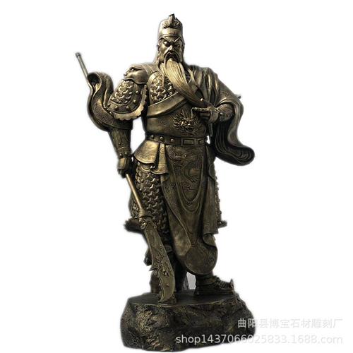 玻璃钢二郎神雕塑传统雕像历史神话人物塑像塑造古代神像优惠