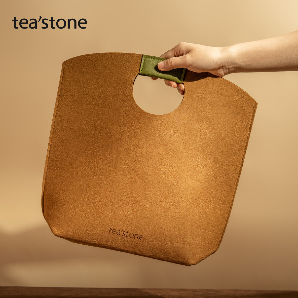 teastone品牌定制周边毛毡手提袋
