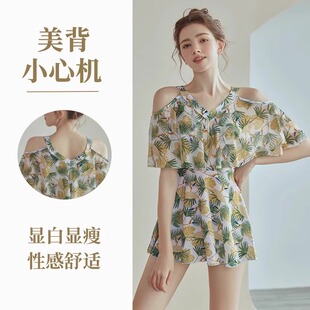 泳衣女款 爆款 连体微胖女孩遮肉显瘦高级感泡温泉泳装 2026新款