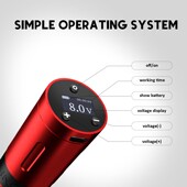 一笔三用式 Sy矢源纹身Inkone无线纹身笔 双电池刺青笔 无线电池笔