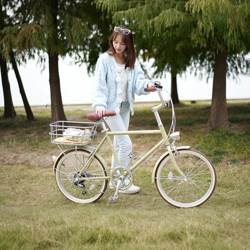 上班代步自行车城市通勤女款女士女式新款变速单车普通带车筐复古,自行车/骑行装备/零配件,公路自行车,淘宝优惠券,粉丝福利购,淘宝优惠卷