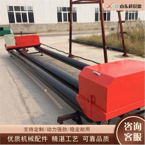 道路施整工混土路面摊铺机 辊轴桥面平机 三凝隧道排振削平一科锐