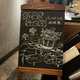 新款 咖啡店餐厅复古小黑板店铺用立式 广告牌手写菜单可擦写木质展