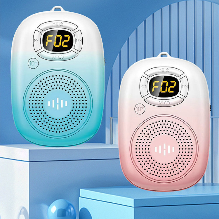 Rolton/乐廷E200S蓝牙音箱迷你便携MP3播放器步频跑步挂脖音响