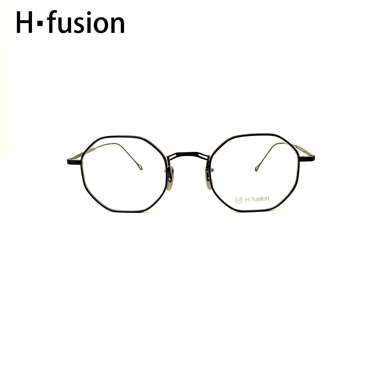 H-FUSION眼镜HF-516日本手工镜框板材钛合金复古文艺近视眼镜