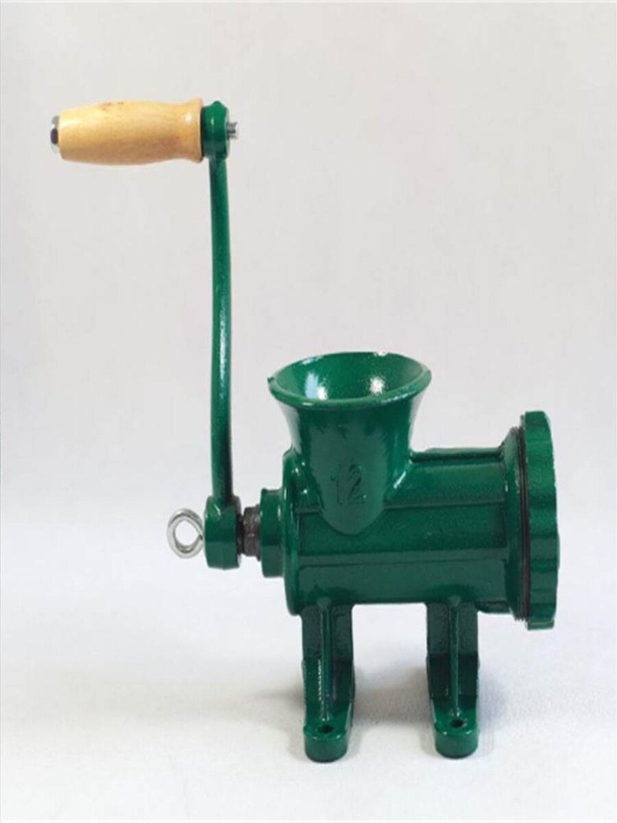 MEAT GRINDER FEEDING DOG NO. 12 CAST IRON MANUAL BONE CRUSHER GRINDING HAND CRANK MINCED MEAT TREASURE BONE WINCH CHICKEN RACK FISH WINCH MACHINE