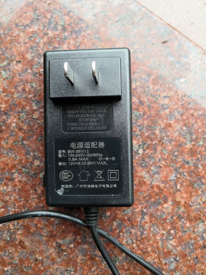 台式电脑液晶显示器输出12V.0A 6W MAX电源线适配器