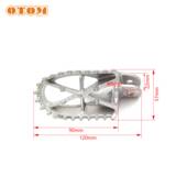 正林250轻蜂X 不锈钢前脚踏脚蹬踏板小高赛 R越野摩托车改装