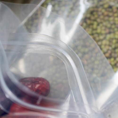 坚果边封袋风琴袋塑装料明自立自封袋干果食品包八透PRL袋密封糖