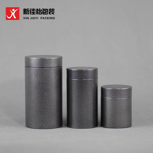 茶叶罐 铁盒金属马口罐铁包NAH装密盒封 喷礼塑茶叶铁