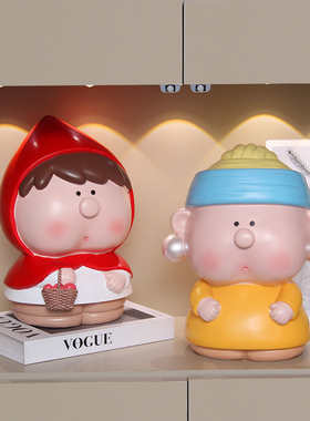 大艺术家存钱罐小王子珍珠少女可存可取储钱罐客厅酒柜电视柜摆件