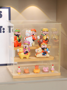 恋家彩五路财神关公武财神摆件