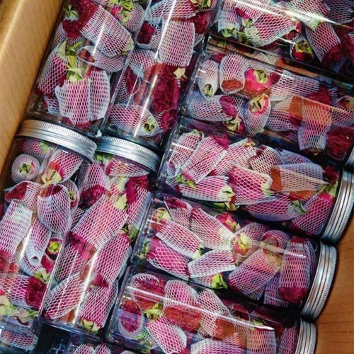 云南冻干墨红玫瑰花茶无硫大朵