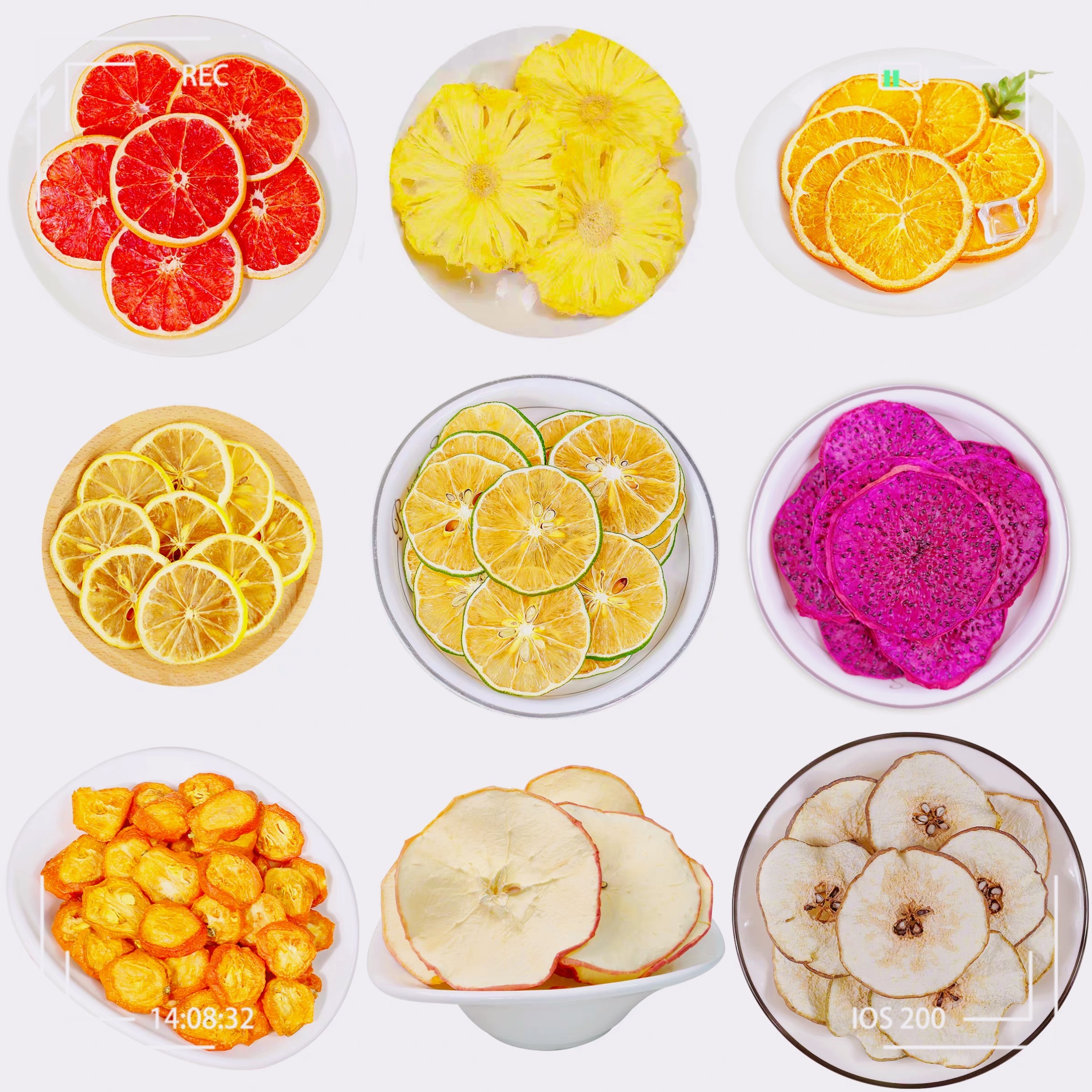 水果茶新鲜水果干网红水果茶泡茶泡水无添加花果茶烘焙蛋糕装饰