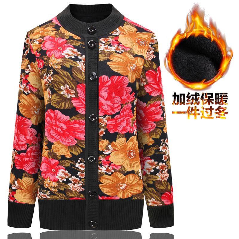 中老年人女装针织衫妈妈