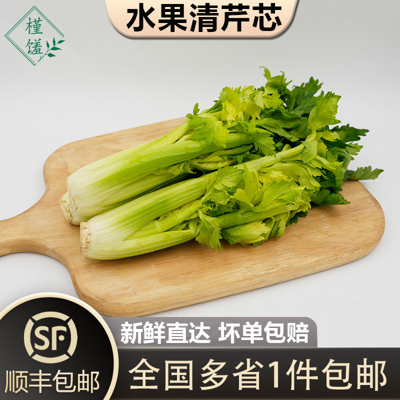 水果清芹芯 新鲜蔬菜迷你西芹嫩芽心生吃榨汁酒店特色芹菜芽