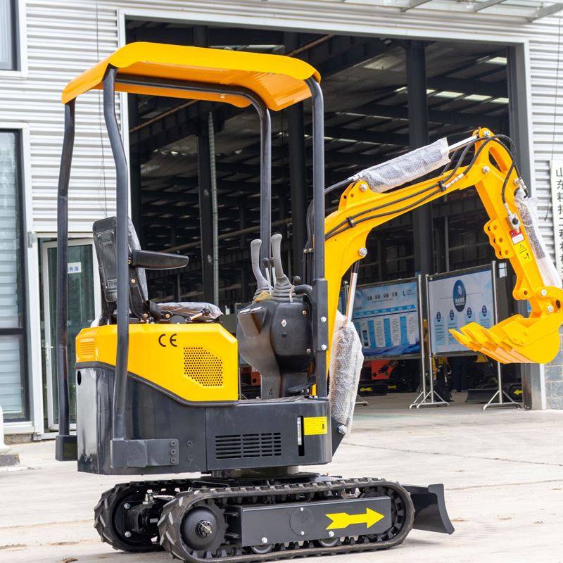 新款1吨挖机 广西农用全地形爬坡履带式小勾机 农业家用挖掘机