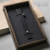 精美红木精致姓氏百家姓逢考必过手工国风励志创意覆古古风书签定