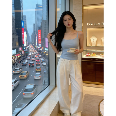 TinySylvie美背吊带背心显瘦